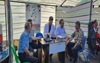 برپایی موکب اربعین شبکه بهداشت و درمان چایپاره در مراسم پیاده روی جاماندگان