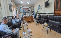 دیدار مدیر شبکه بهداشت و درمان چایپاره با رئیس حوزه قضایی شهرستان به مناسبت هفته قوه قضائیه