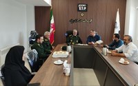 دیدار فرمانده سپاه شهرستان چایپاره و هیئت همراه با مدیر شبکه بهداشت و درمان به مناسبت روز پزشک