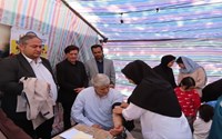 برپایی موکب سلامت در جشن غدیر شهرستان چایپاره و گرامیداشت سالروز رحلت امام خمینی(ره)