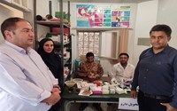ویزیت رایگان بیماران در قالب طرح شهید رهنمون در مناطق محروم چایپاره به مناسبت هفته دفاع مقدس